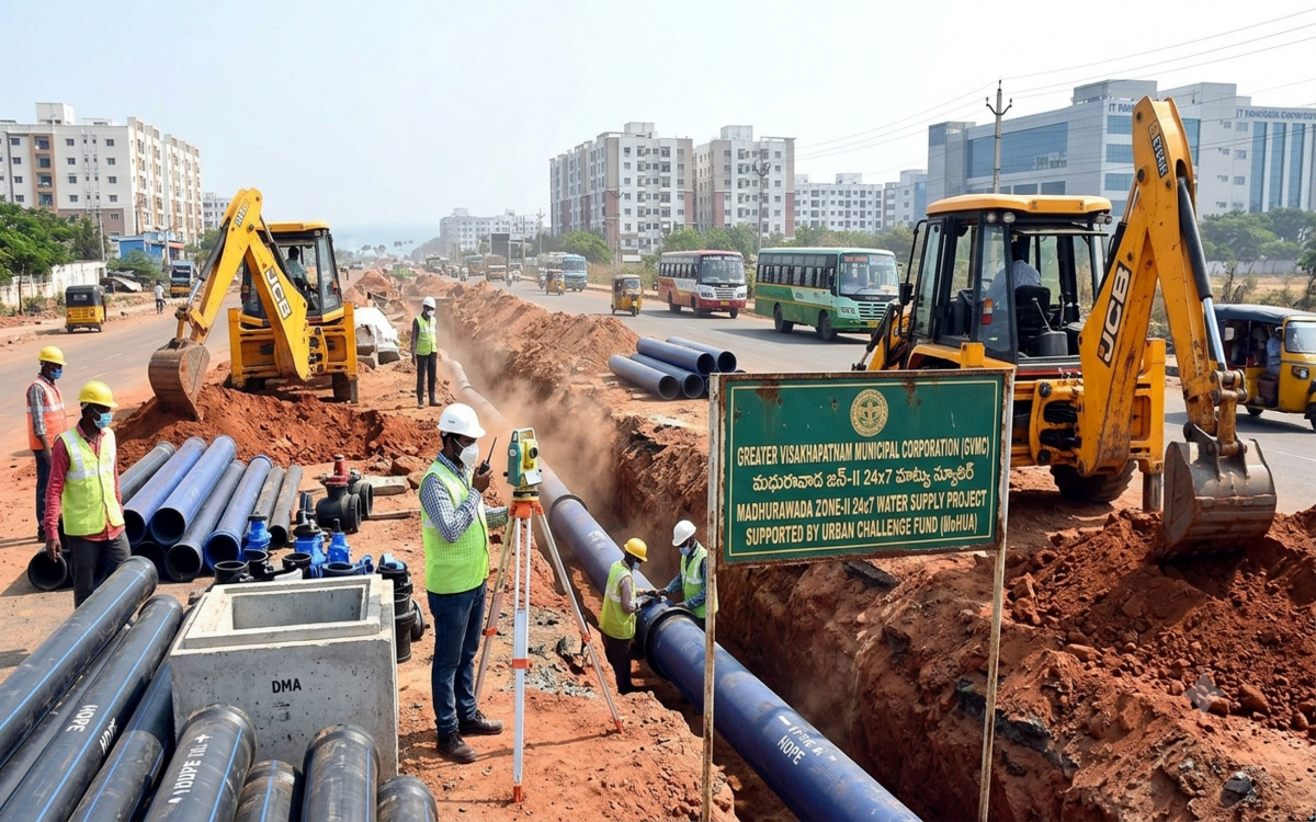 Madhurawada to get 24x7 water supply