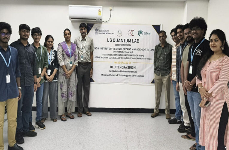 GITAM launches quantum technologies laboratory