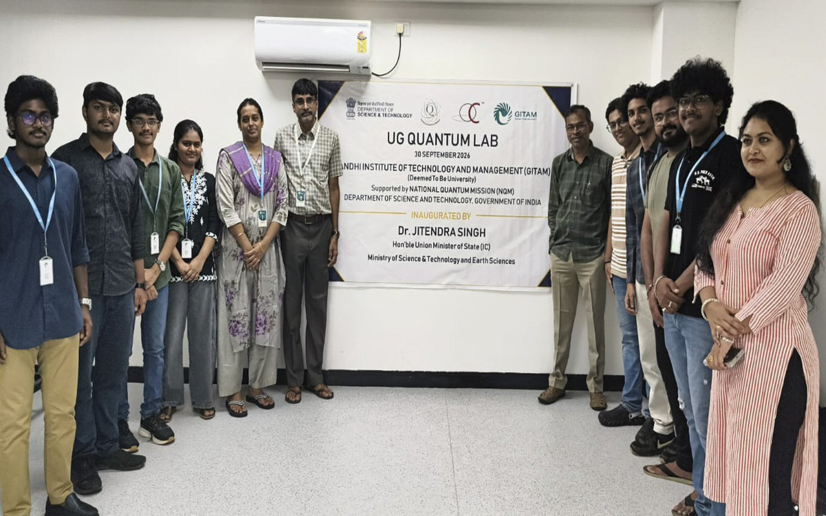 GITAM launches quantum technologies laboratory