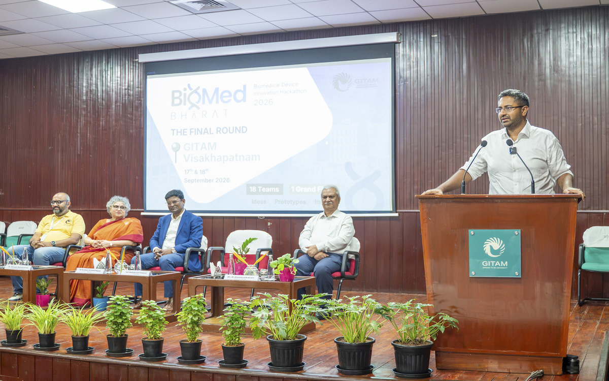 MP Sribharath stresses need for cross-disciplinary approach to healthcare innovation
