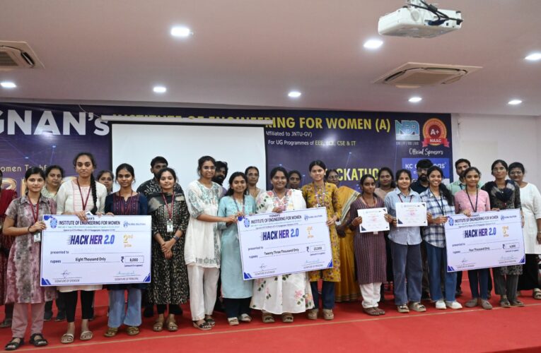 Hackhers 2.0 hackathon concludes at Vignan’s Institute with 824 participants