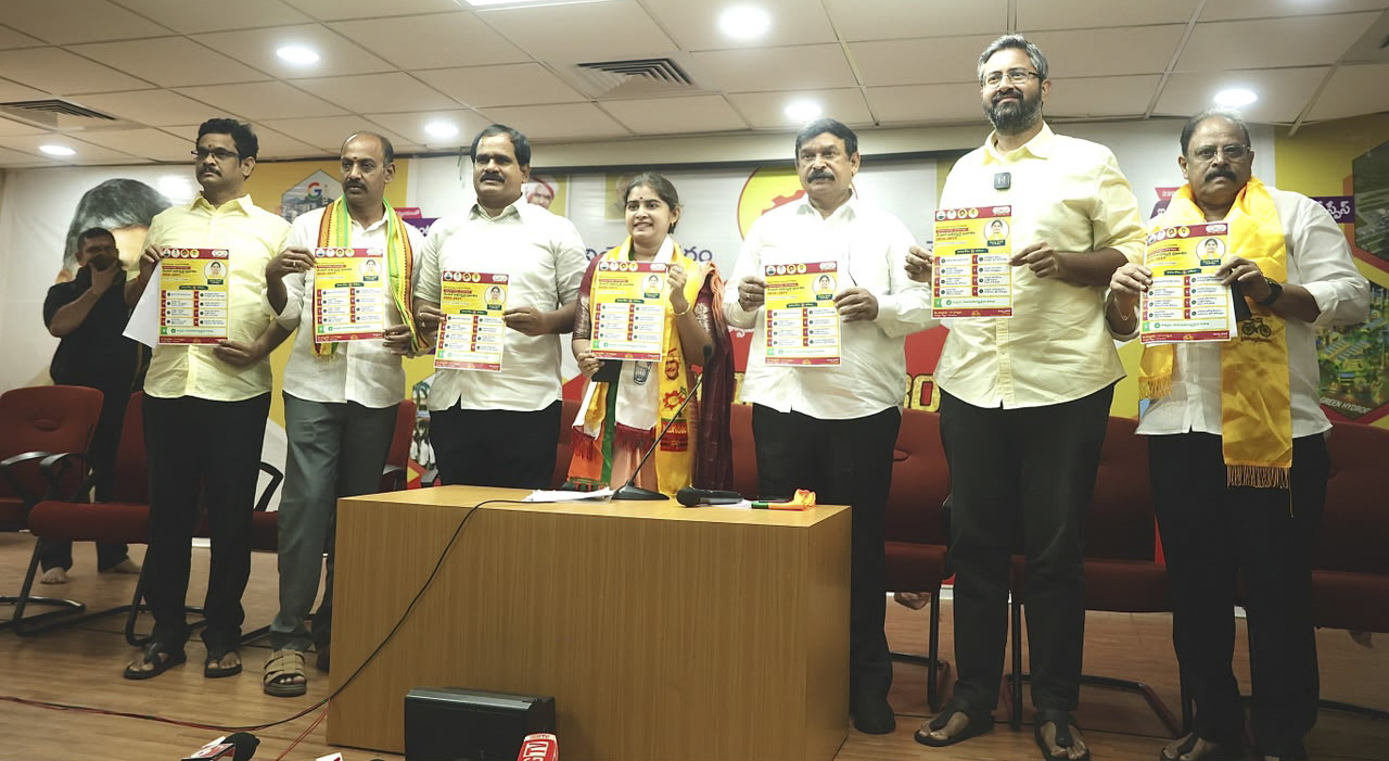 MP M Sribharat urges people to back alliance’s mayoral candidate