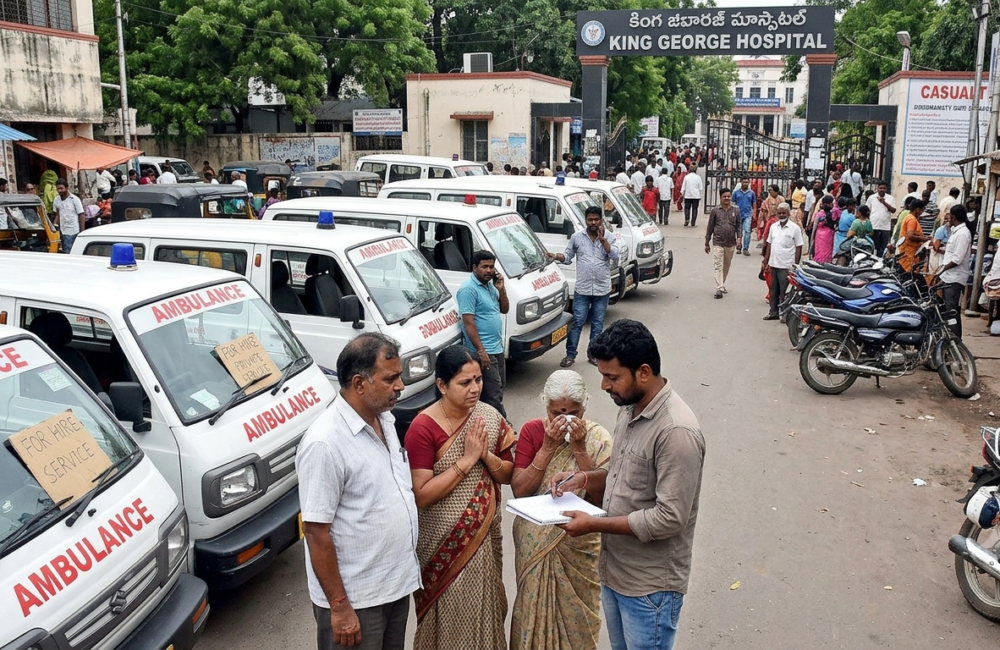 Private ambulances at KGH accused of overcharging families