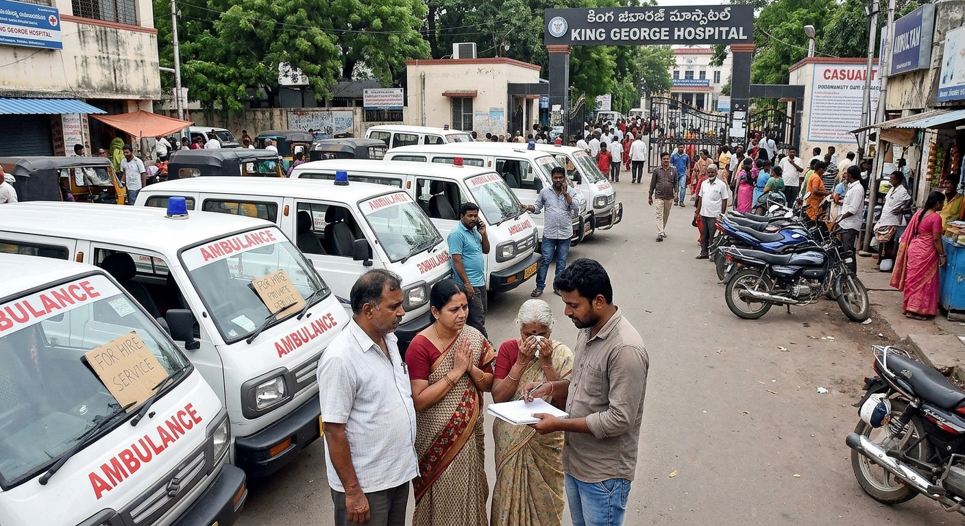 Private ambulances at KGH accused of overcharging families